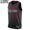 Barn Miami Heat Tröja Bam Adebayo Nike 2023-24 City Edition Svart Swingman